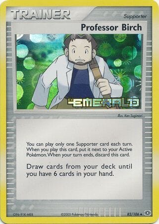 Professor Birch (82/106) (Stamped) [EX: Emerald] Pokemon Single Pokémon  | Multizone: Comics And Games