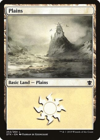 Plains (252) [Dragons of Tarkir] MTG Single Magic: The Gathering  | Multizone: Comics And Games