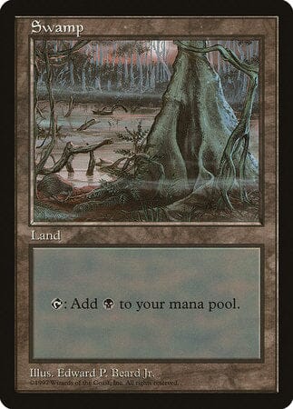 Swamp - Red Pack (Beard, Jr.) [Asia Pacific Land Program] MTG Single Magic: The Gathering  | Multizone: Comics And Games