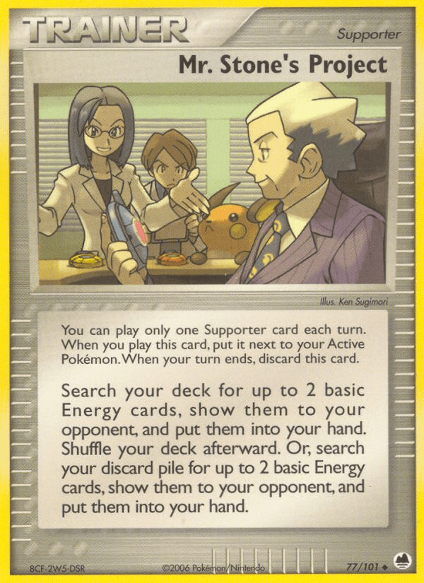 Mr. Stone's Project (77/101) [EX: Dragon Frontiers] Pokemon Single Pokémon  | Multizone: Comics And Games