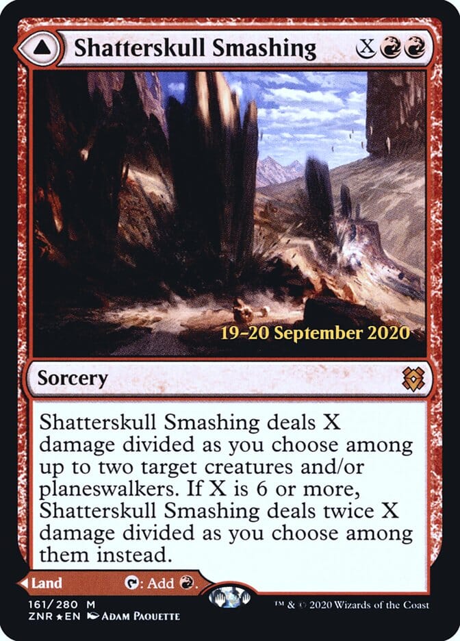 Shatterskull Smashing // Shatterskull, the Hammer Pass [Zendikar Rising Prerelease Promos] MTG Single Magic: The Gathering  | Multizone: Comics And Games