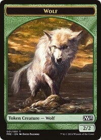 Wolf Token [Prerelease Cards] MTG Single Magic: The Gathering  | Multizone: Comics And Games