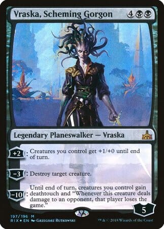 Vraska, Scheming Gorgon [Rivals of Ixalan] MTG Single Magic: The Gathering  | Multizone: Comics And Games