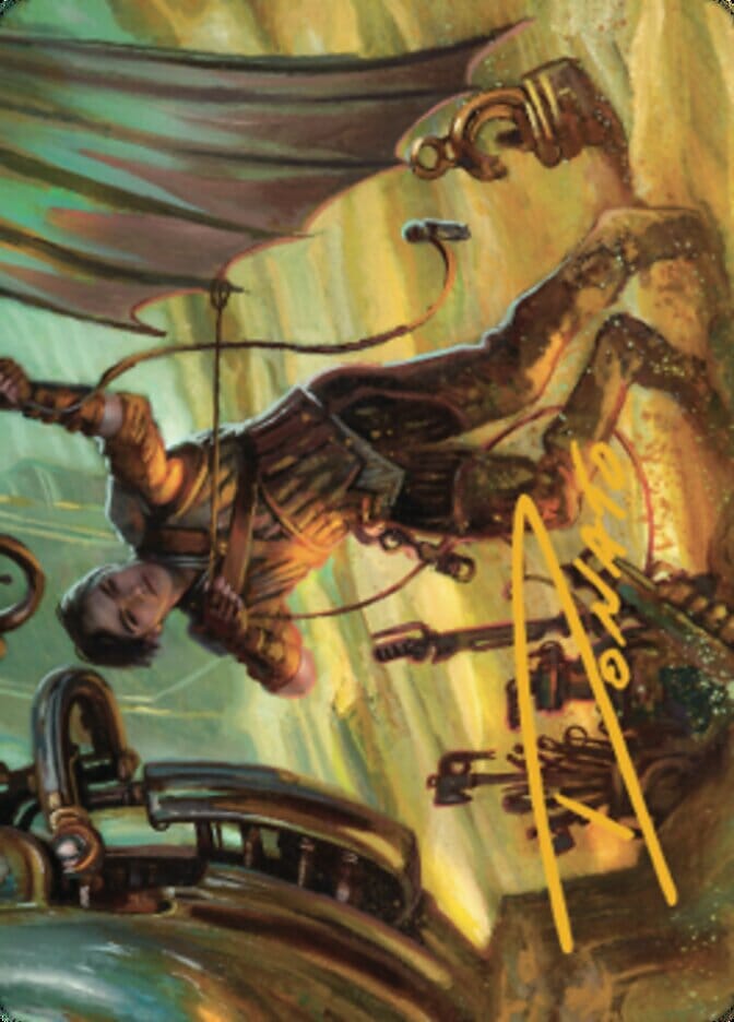 Mishra, Excavation Prodigy Art Card (Gold-Stamped Signature) [The Brothers' War Art Series] MTG Single Magic: The Gathering  | Multizone: Comics And Games