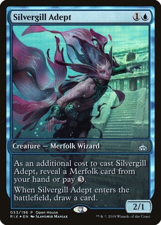 Silvergill Adept [Rivals of Ixalan Promos] MTG Single Magic: The Gathering  | Multizone: Comics And Games