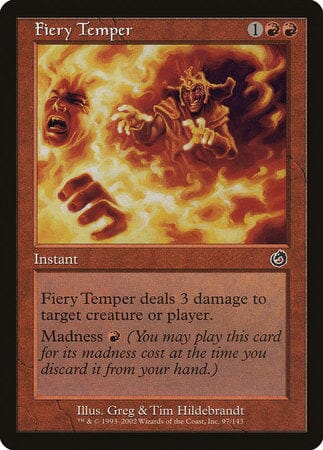 Fiery Temper [Torment] MTG Single Magic: The Gathering  | Multizone: Comics And Games