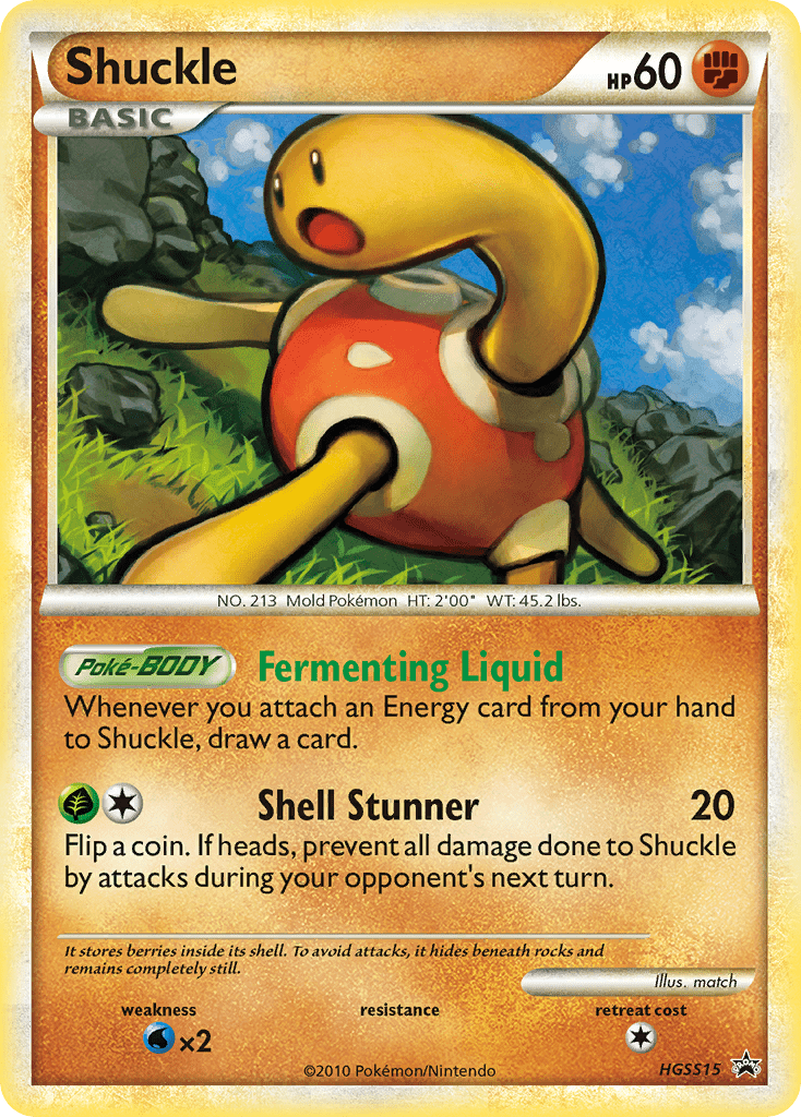 Shuckle (HGSS15) [HeartGold & SoulSilver: Black Star Promos] Pokemon Single Pokémon  | Multizone: Comics And Games