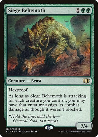 Siege Behemoth [Commander 2014] MTG Single Magic: The Gathering  | Multizone: Comics And Games