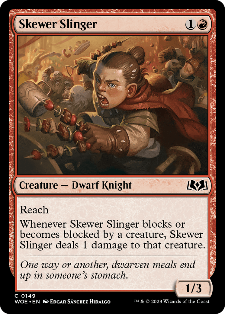 Skewer Slinger [Wilds of Eldraine] MTG Single Magic: The Gathering  | Multizone: Comics And Games