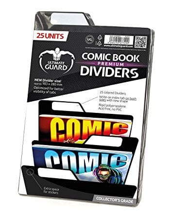 Ultimate Guard Premium Comic Book Dividers Storage Multizone  | Multizone: Comics And Games