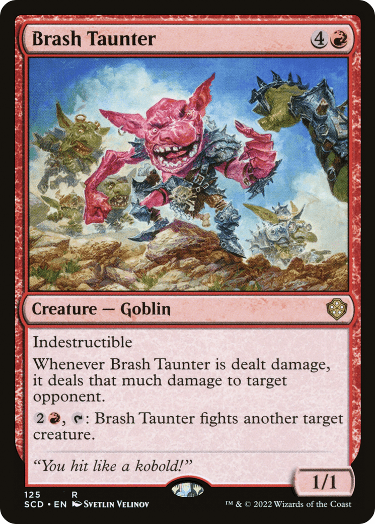Brash Taunter [Starter Commander Decks] MTG Single Magic: The Gathering  | Multizone: Comics And Games