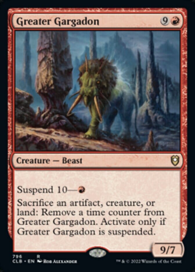 Greater Gargadon [Commander Legends: Battle for Baldur's Gate] MTG Single Magic: The Gathering  | Multizone: Comics And Games