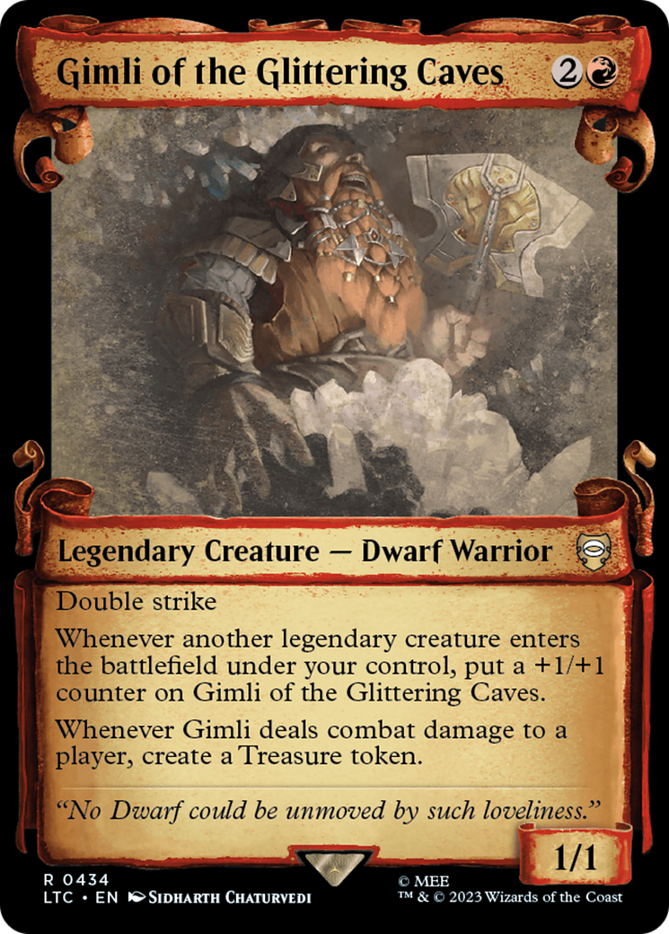 Gimli of the Glittering Caves [The Lord of the Rings: Tales of Middle-Earth Commander Showcase Scrolls] | Multizone: Comics And Games