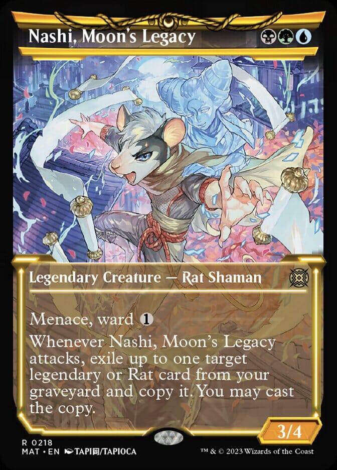 Nashi, Moon's Legacy (Showcase Halo Foil) [March of the Machine: The Aftermath] MTG Single Magic: The Gathering  | Multizone: Comics And Games