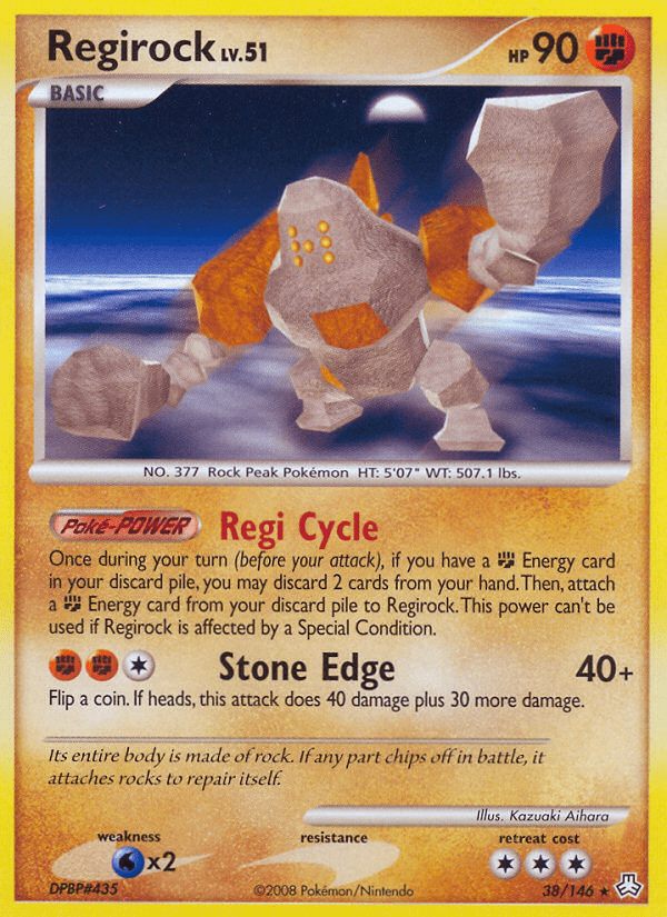 Regirock (38/146) [Diamond & Pearl: Legends Awakened] Pokemon Single Pokémon  | Multizone: Comics And Games