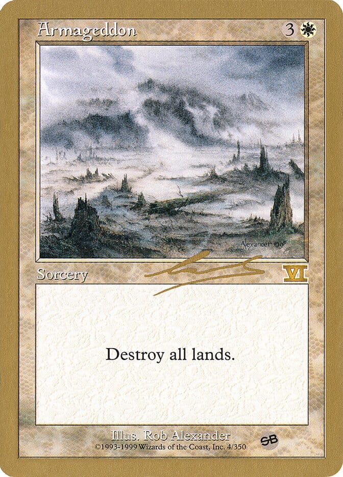 Armageddon (Nicolas Labarre) (SB) [World Championship Decks 2000] MTG Single Magic: The Gathering  | Multizone: Comics And Games