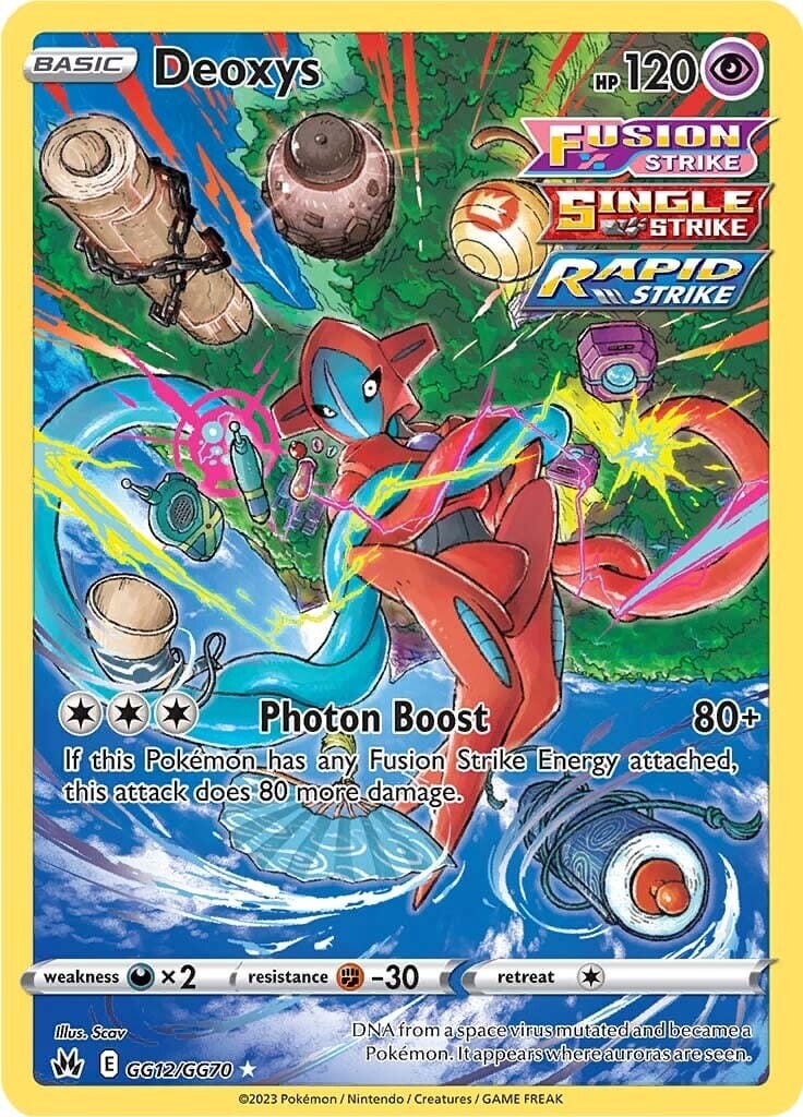 Deoxys (GG12/GG70) [Sword & Shield: Crown Zenith] Pokemon Single Pokémon  | Multizone: Comics And Games
