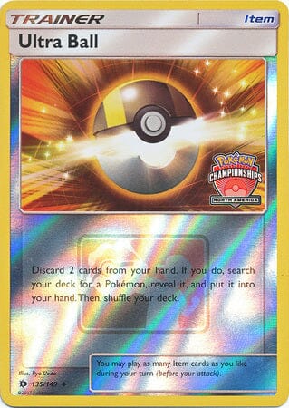 Ultra Ball (135/149) (NA Championship Promo) [Sun & Moon: Base Set] Pokemon Single Pokémon  | Multizone: Comics And Games