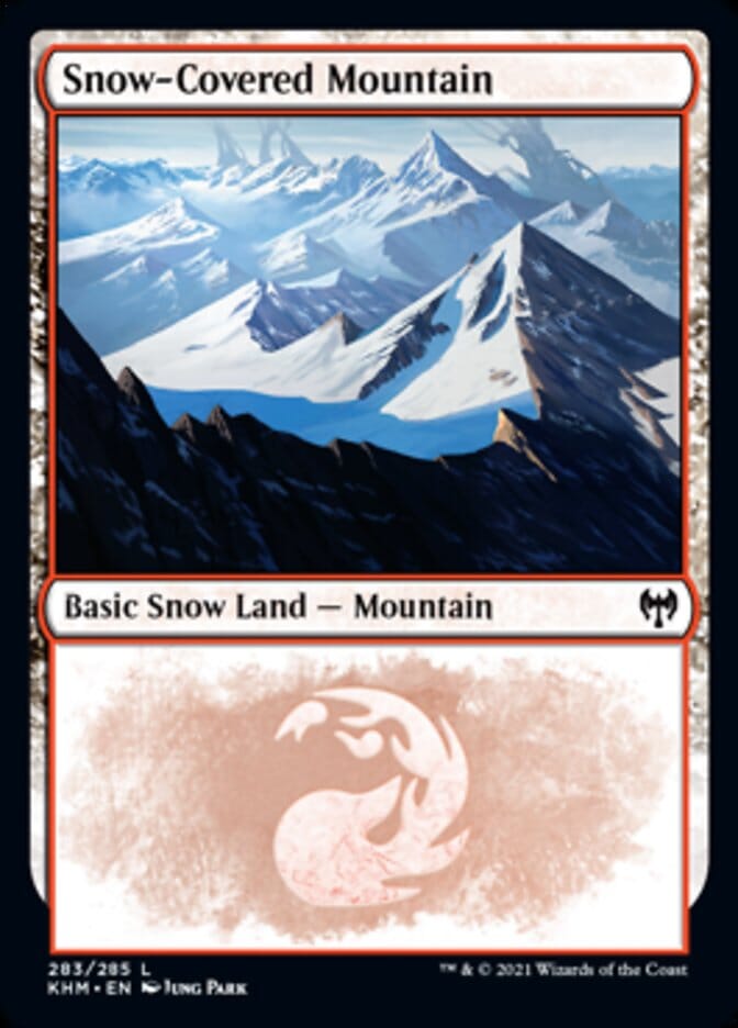 Snow-Covered Mountain (283) [Kaldheim] MTG Single Magic: The Gathering  | Multizone: Comics And Games