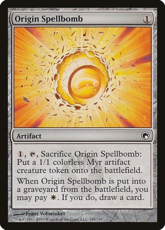 Origin Spellbomb [Scars of Mirrodin] MTG Single Magic: The Gathering  | Multizone: Comics And Games
