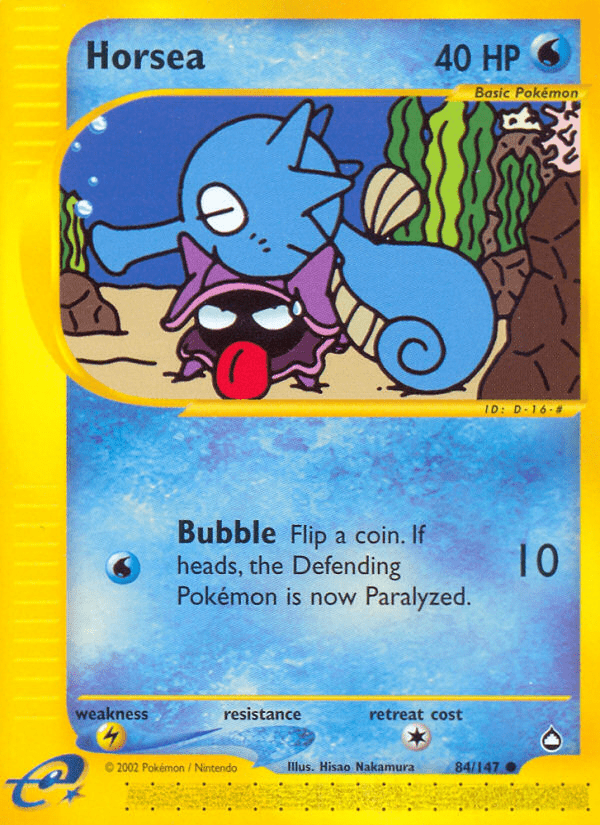 Horsea (84/147) [Aquapolis] Pokemon Single Pokémon  | Multizone: Comics And Games