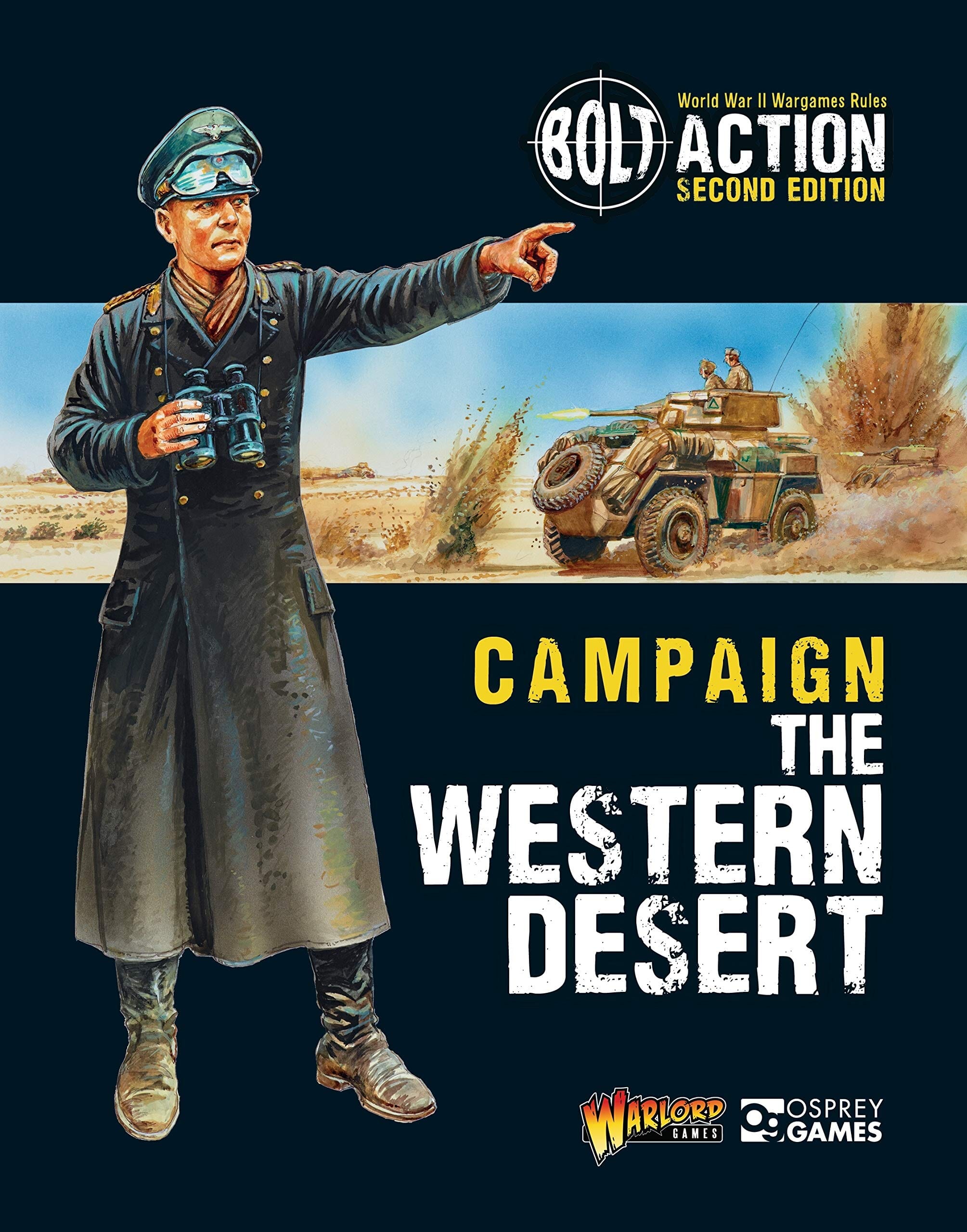 Bolt action second edition Campaign: the Western Desert Book|Livre Warlord Games  | Multizone: Comics And Games