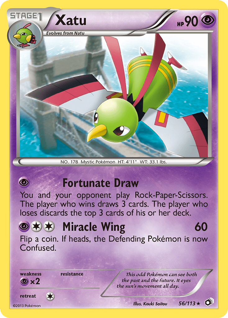 Xatu (56/113) [Black & White: Legendary Treasures] Pokemon Single Pokémon  | Multizone: Comics And Games