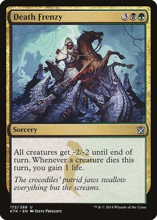 Death Frenzy [Khans of Tarkir] MTG Single Magic: The Gathering  | Multizone: Comics And Games