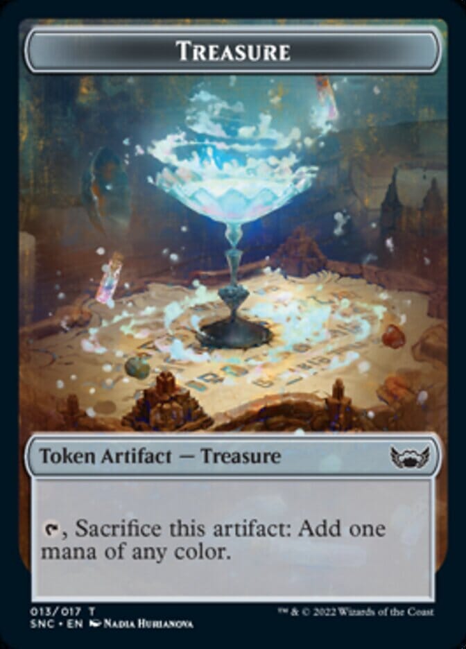 Treasure (013) // Rogue Double-sided Token [Streets of New Capenna Tokens] MTG Single Magic: The Gathering  | Multizone: Comics And Games