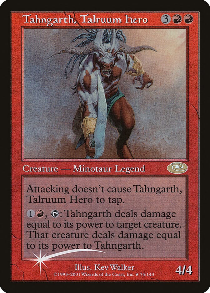 Tahngarth, Talruum Hero (Kev Walker) [Planeshift] MTG Single Magic: The Gathering  | Multizone: Comics And Games