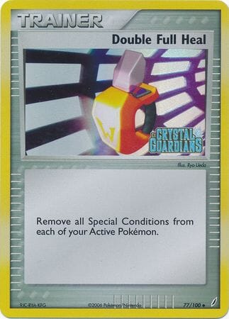 Double Full Heal (77/100) (Stamped) [EX: Crystal Guardians] Pokemon Single Pokémon  | Multizone: Comics And Games