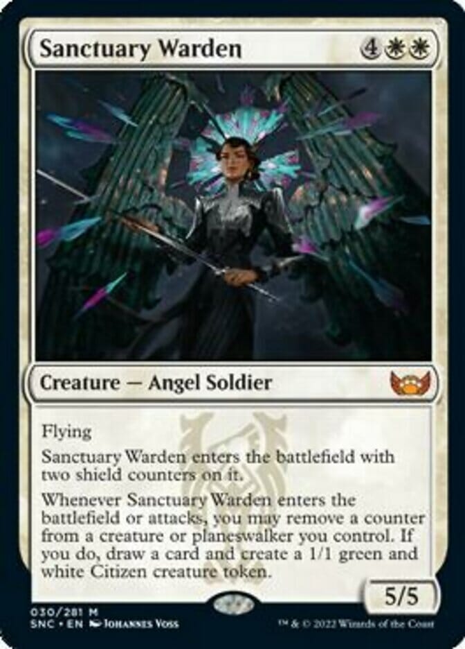 Sanctuary Warden [Streets of New Capenna] MTG Single Magic: The Gathering  | Multizone: Comics And Games