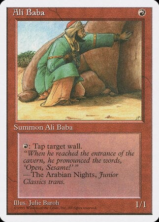 Ali Baba [Fourth Edition] MTG Single Magic: The Gathering  | Multizone: Comics And Games