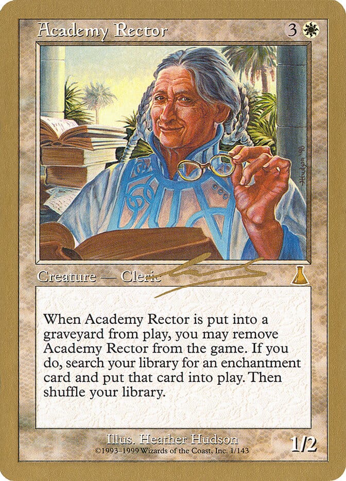Academy Rector (Nicolas Labarre) [World Championship Decks 2000] MTG Single Magic: The Gathering  | Multizone: Comics And Games