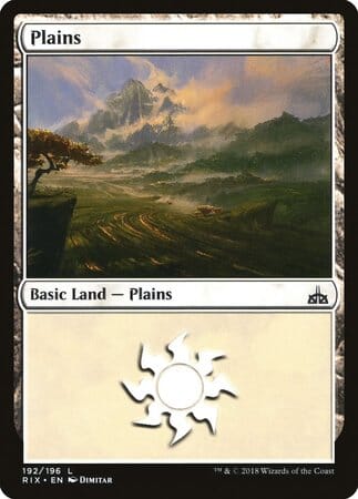 Plains [Rivals of Ixalan] MTG Single Magic: The Gathering  | Multizone: Comics And Games