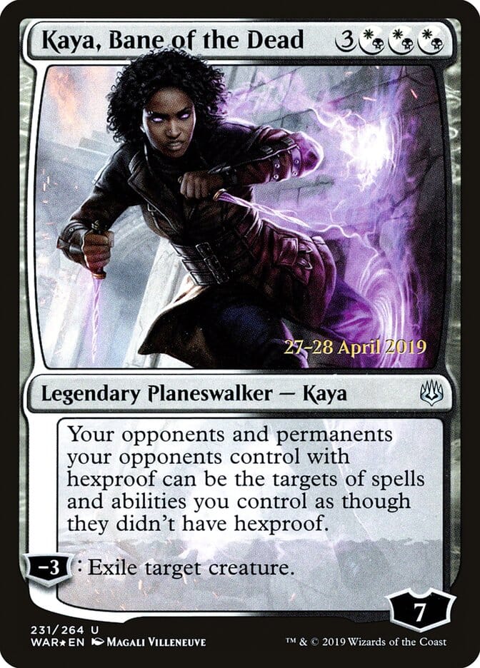 Kaya, Bane of the Dead [War of the Spark Prerelease Promos] MTG Single Magic: The Gathering  | Multizone: Comics And Games