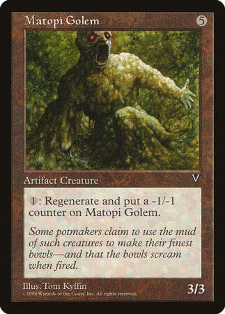 Matopi Golem [Visions] MTG Single Magic: The Gathering  | Multizone: Comics And Games