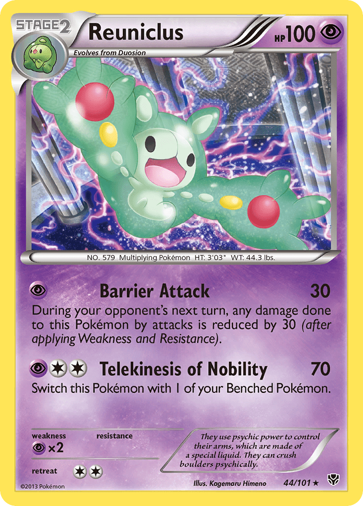 Reuniclus (44/101) [Black & White: Plasma Blast] Pokemon Single Pokémon  | Multizone: Comics And Games