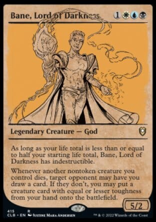 Bane, Lord of Darkness (Showcase) [Commander Legends: Battle for Baldur's Gate] MTG Single Magic: The Gathering  | Multizone: Comics And Games