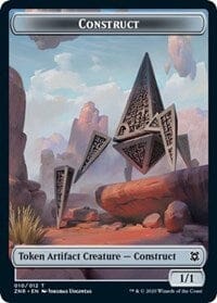 Construct // Illusion Double-sided Token [Zendikar Rising Tokens] MTG Single Magic: The Gathering  | Multizone: Comics And Games