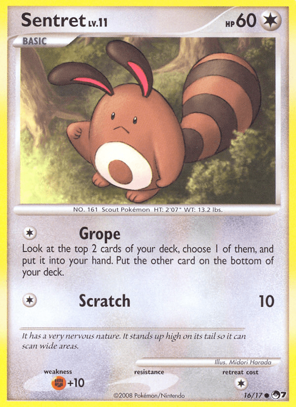Sentret (16/17) [POP Series 7] Pokemon Single Pokémon  | Multizone: Comics And Games