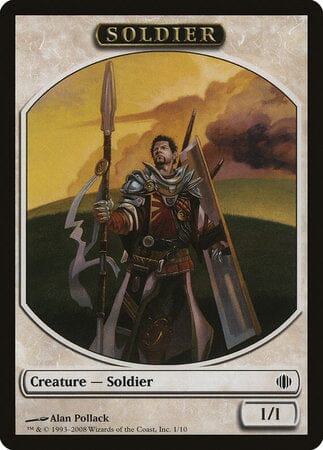 Soldier Token [Shards of Alara Tokens] MTG Single Magic: The Gathering  | Multizone: Comics And Games