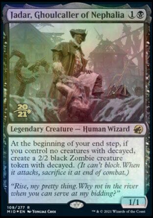 Jadar, Ghoulcaller of Nephalia [Innistrad: Midnight Hunt Prerelease Promos] MTG Single Magic: The Gathering  | Multizone: Comics And Games