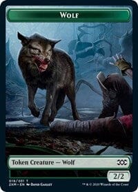 Wolf // Wurm (030) Double-sided Token [Double Masters Tokens] MTG Single Magic: The Gathering  | Multizone: Comics And Games
