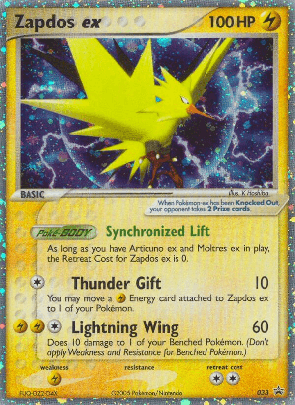 Zapdos ex (033) [Nintendo: Black Star Promos] Pokemon Single Pokémon  | Multizone: Comics And Games