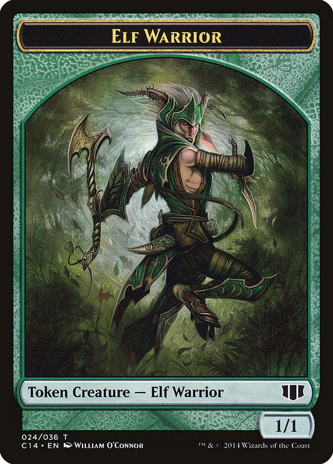 Gargoyle // Elf Warrior Double-sided Token [Commander 2014 Tokens] MTG Single Magic: The Gathering  | Multizone: Comics And Games