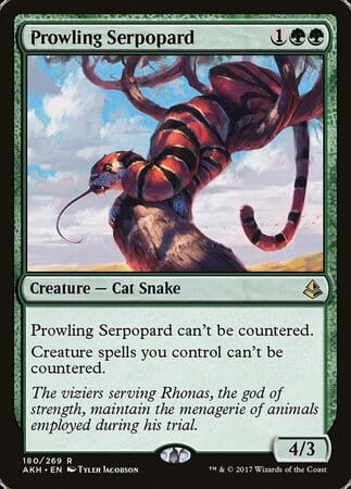 Prowling Serpopard [Amonkhet] MTG Single Magic: The Gathering  | Multizone: Comics And Games