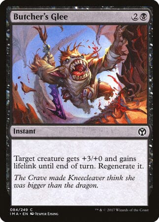 Butcher's Glee [Iconic Masters] MTG Single Magic: The Gathering  | Multizone: Comics And Games