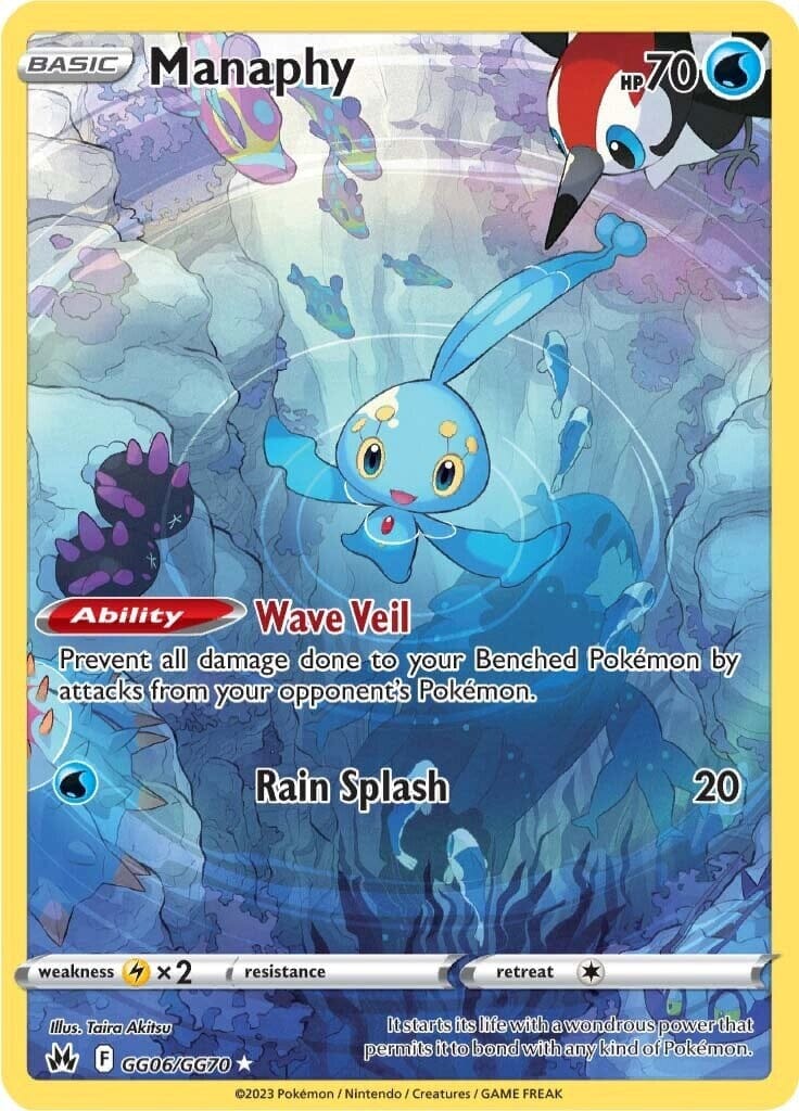 Manaphy (GG06/GG70) [Sword & Shield: Crown Zenith] Pokemon Single Pokémon  | Multizone: Comics And Games