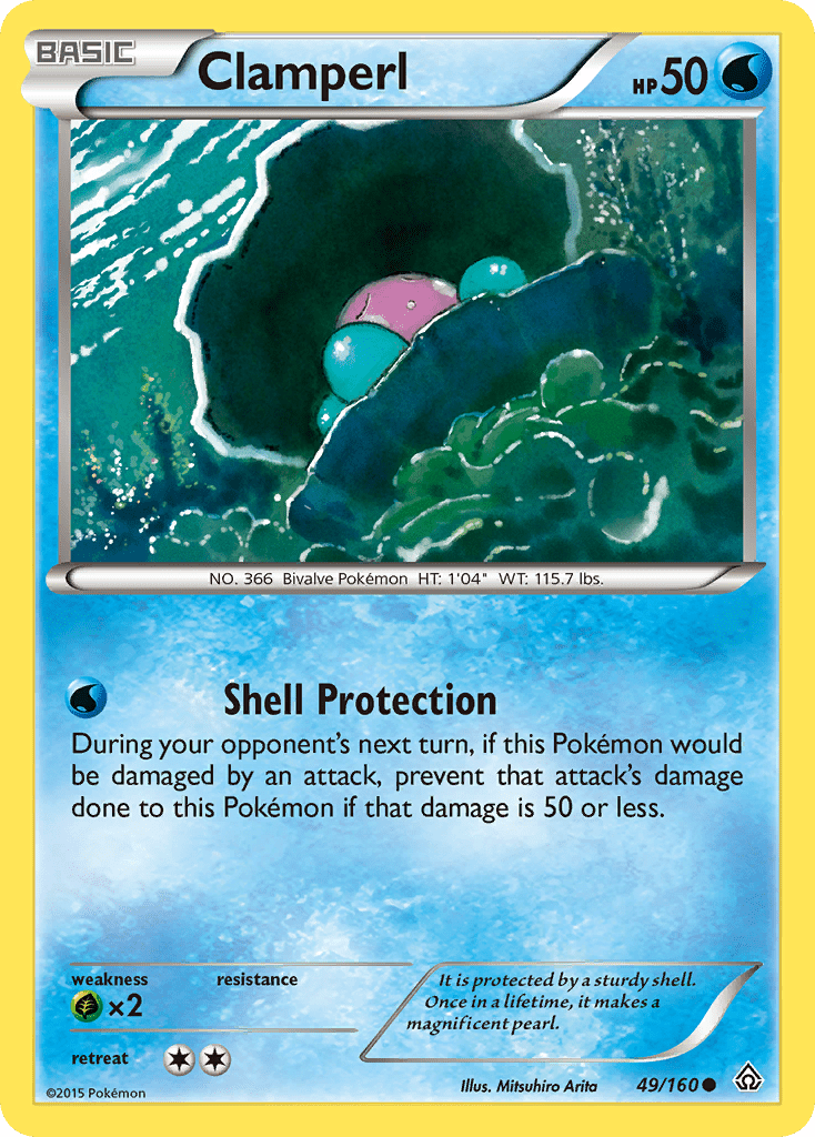 Clamperl (49/160) [XY: Primal Clash] Pokemon Single Pokémon  | Multizone: Comics And Games